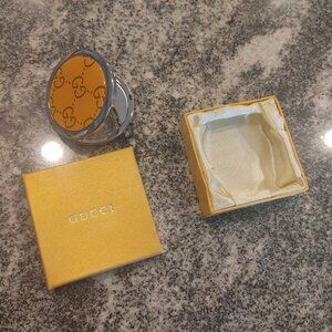 Vintage Gucci Compact Mirror with Box